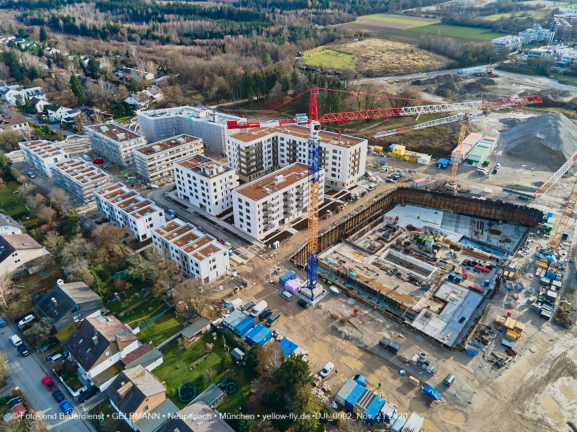 21.11.2020 - Piederstrorfer Gelände und Alexisquartier in Neuperlach in München 21.11.2020 - Piederstrorfer Gelände und Alexisquartier in Neuperlach in München